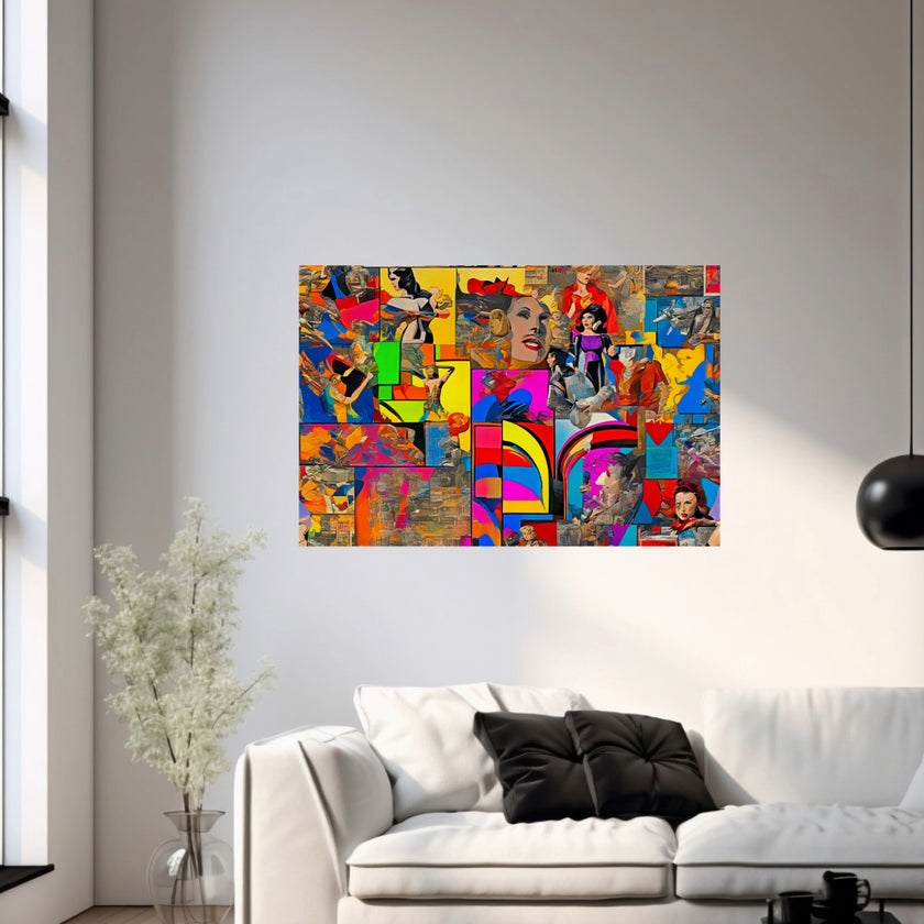 MOVIES Original Wall Art Decor Pop Art Collection Peel & Stick Affordable Long Lasting Home Design Gift