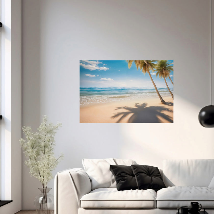 OCEAN BEACH Original Wall Art Decor Peel & Stick Affordable Long Lasting Home Design Gift
