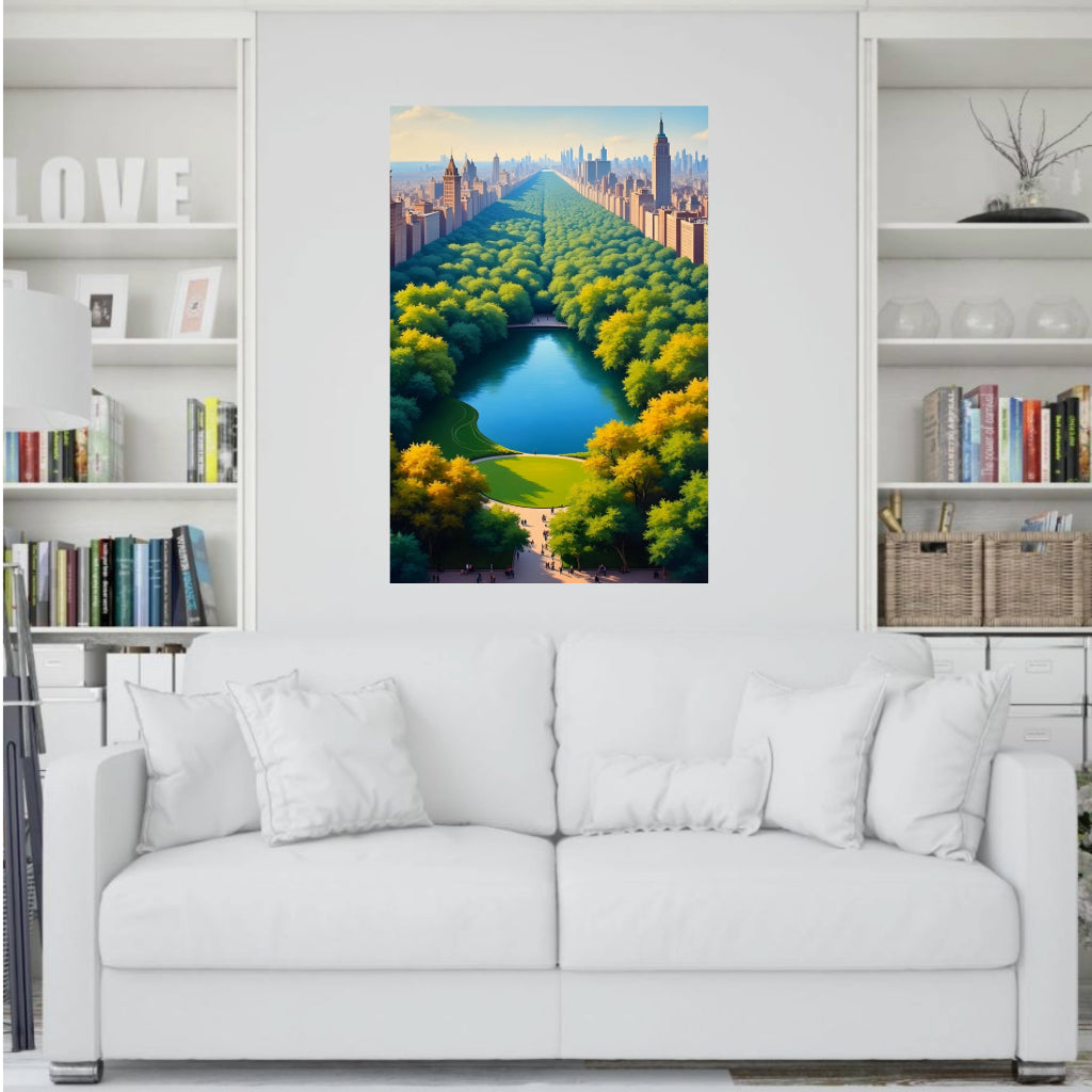 Green PLANTATION Wall Art Decor Peel & Stick Removable Repositionable Frameable Home Decor Gift