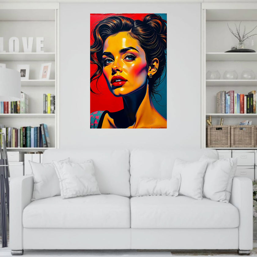 Pop Art PORTRAIT No 10 Original Wall Art Decor Beauty Design Home Affordable Long Lasting Gift