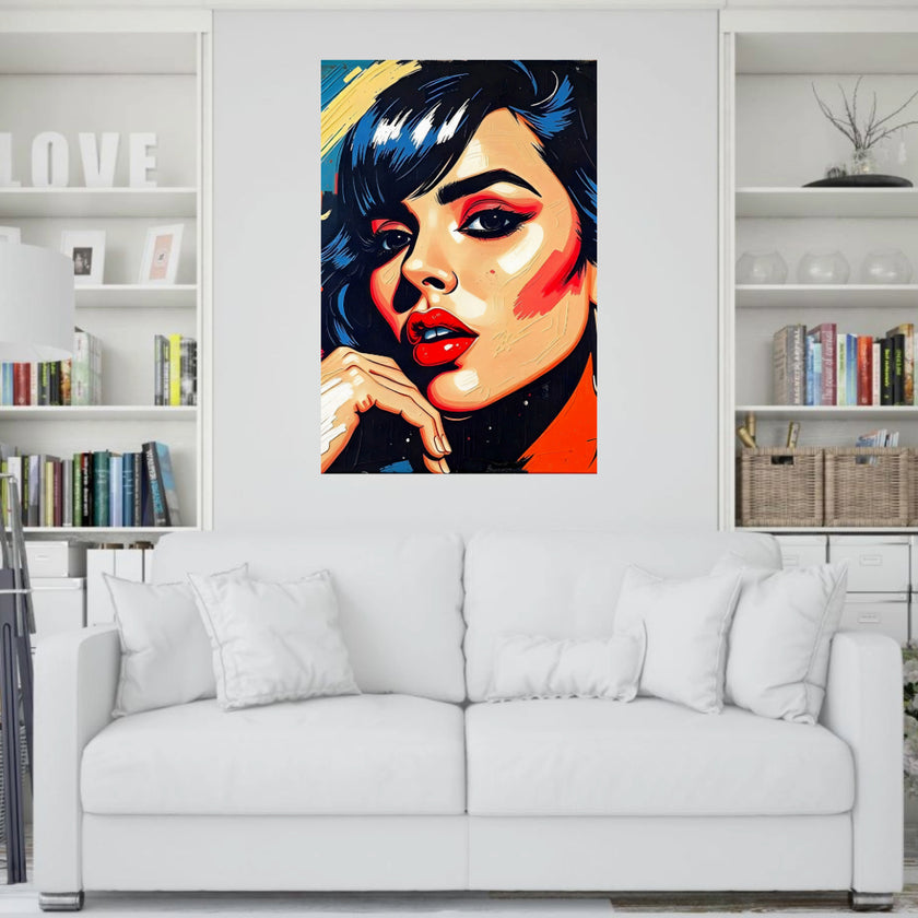 Pop Art PORTRAIT No 8 Original Wall Art Decor Beauty Design Home Affordable Long Lasting Gift