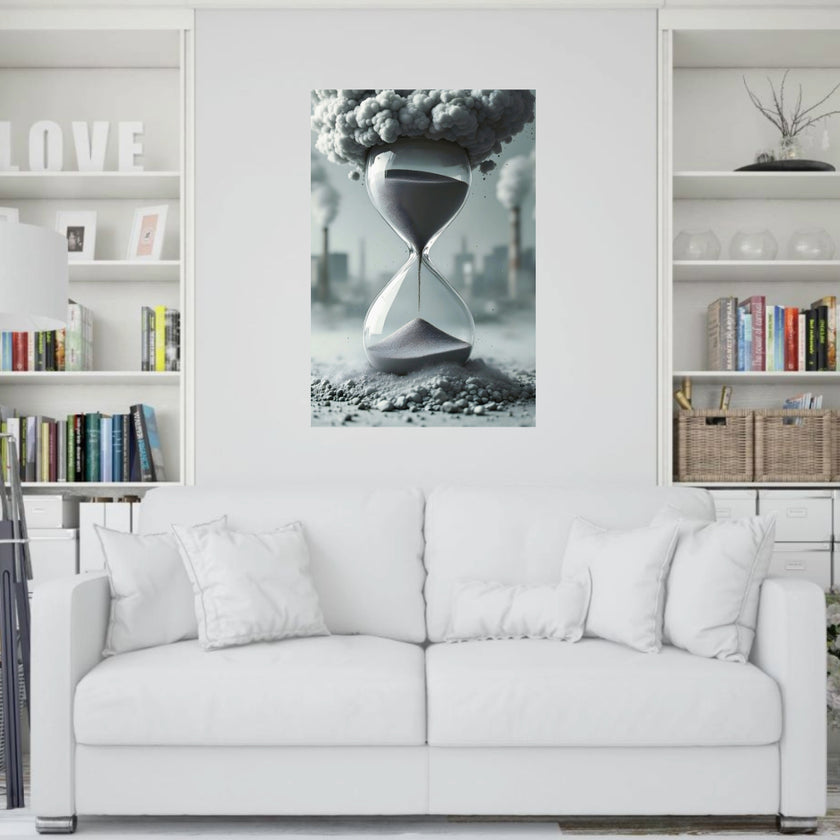 TIME BOMB Original Wall Art Decor Blue Beauty Design Home Affordable Long Lasting Gift