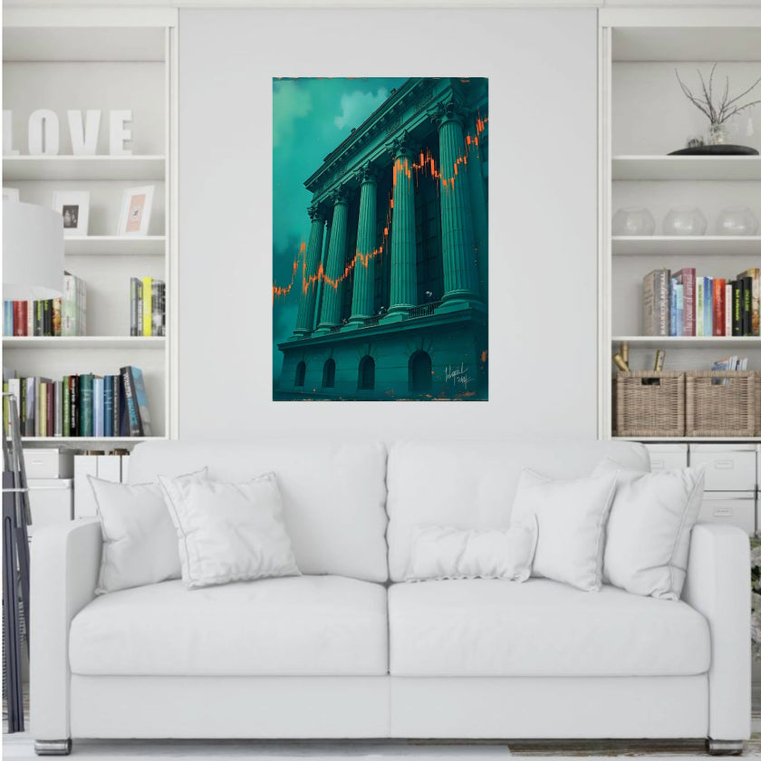 Abstract UP Wall Art Decor Peel & Stick Removable Repositionable Frameable Home Decor Gift