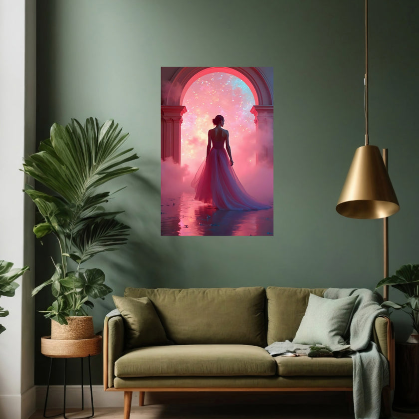 DREAMING Original Wall Art Decor Blue Beauty Design Home Affordable Long Lasting Gift