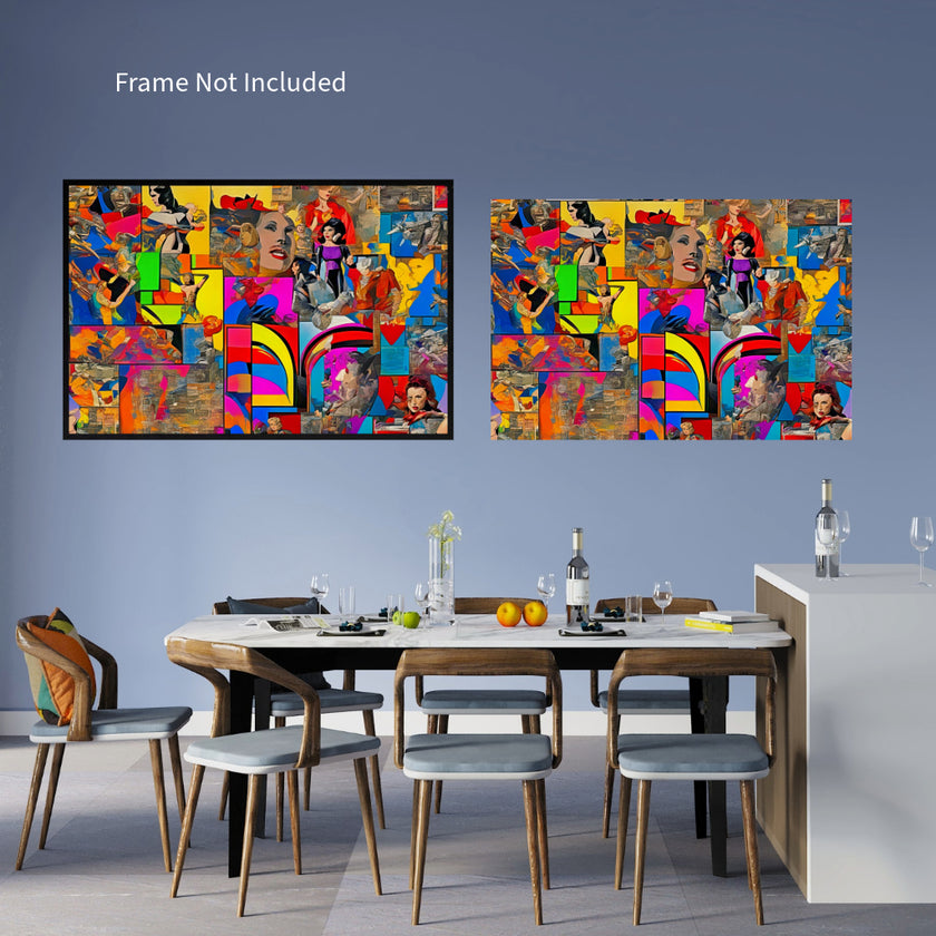 MOVIES Original Wall Art Decor Pop Art Collection Peel & Stick Affordable Long Lasting Home Design Gift
