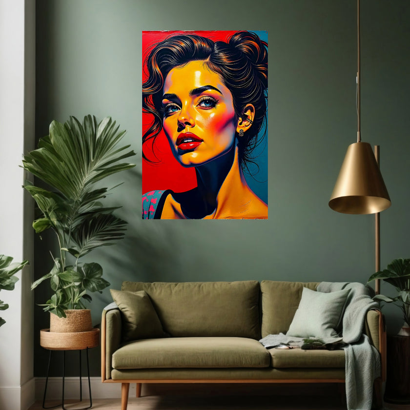 Pop Art PORTRAIT No 10 Original Wall Art Decor Beauty Design Home Affordable Long Lasting Gift