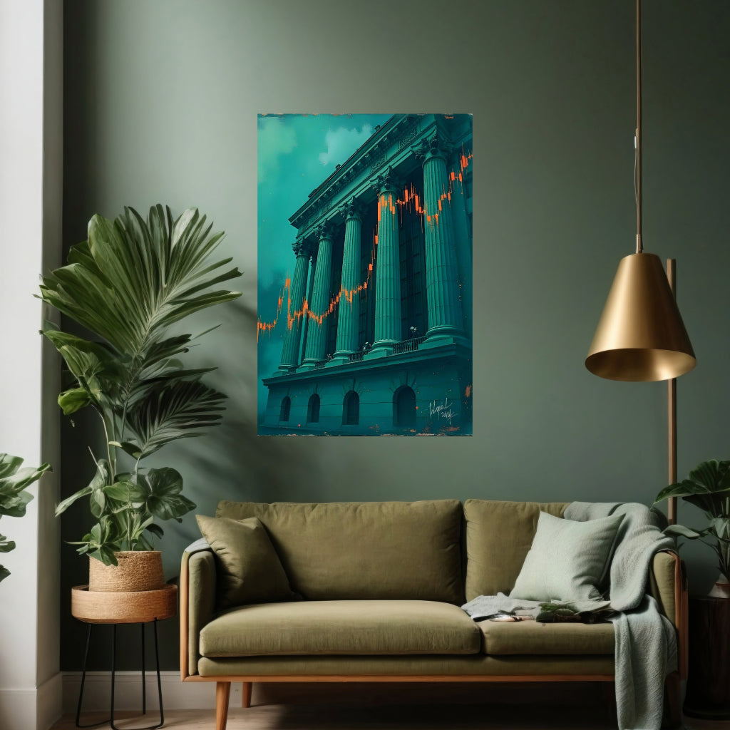 Abstract UP Wall Art Decor Peel & Stick Removable Repositionable Frameable Home Decor Gift