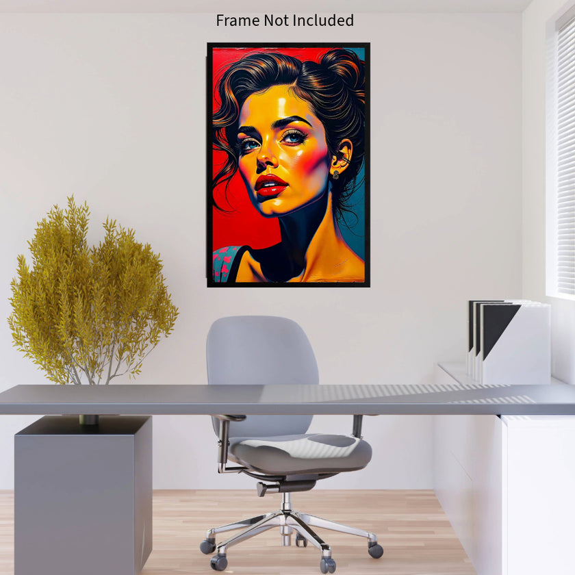 Pop Art PORTRAIT No 10 Original Wall Art Decor Beauty Design Home Affordable Long Lasting Gift