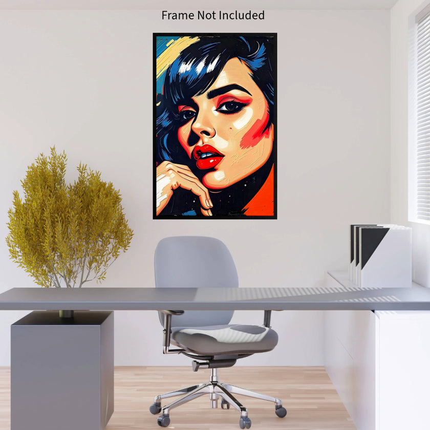 Pop Art PORTRAIT No 8 Original Wall Art Decor Beauty Design Home Affordable Long Lasting Gift