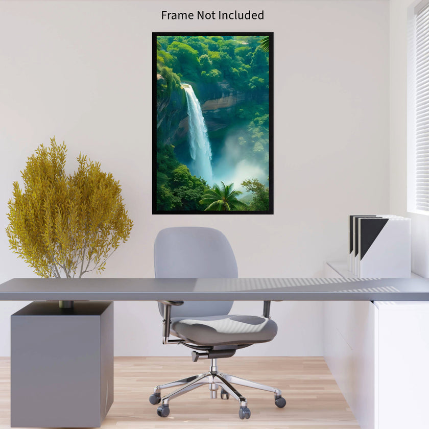 Landscape WATERFALL Original Wall Art Decor Beauty Design Home Affordable Long Lasting Gift
