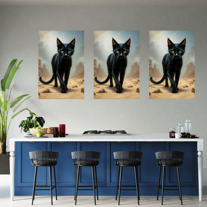 ALONE Original Wall Art Decor Blue Beauty Design Home Affordable Long Lasting Gift