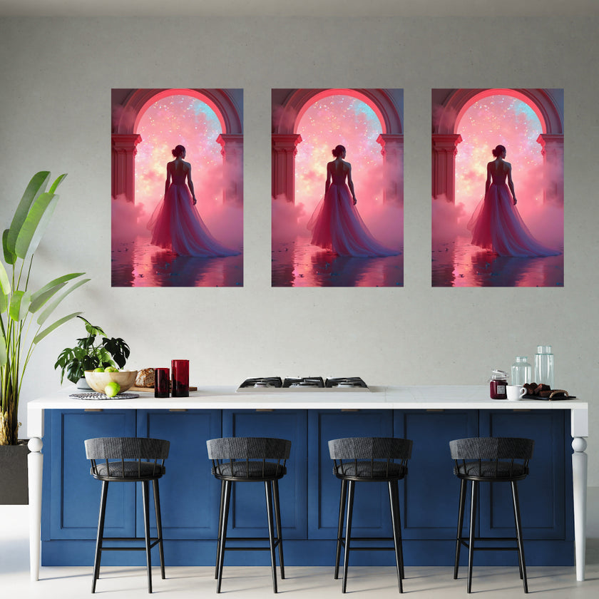 DREAMING Original Wall Art Decor Blue Beauty Design Home Affordable Long Lasting Gift