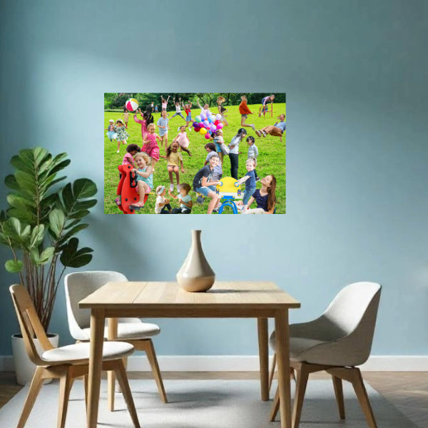KIDS PARK Original Wall Art Decor Peel & Stick Affordable Long Lasting Home Design Gift