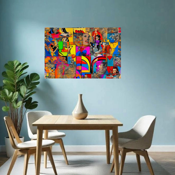 MOVIES Original Wall Art Decor Pop Art Collection Peel & Stick Affordable Long Lasting Home Design Gift