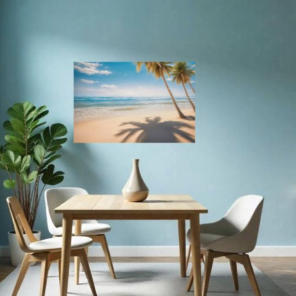 OCEAN BEACH Original Wall Art Decor Peel & Stick Affordable Long Lasting Home Design Gift