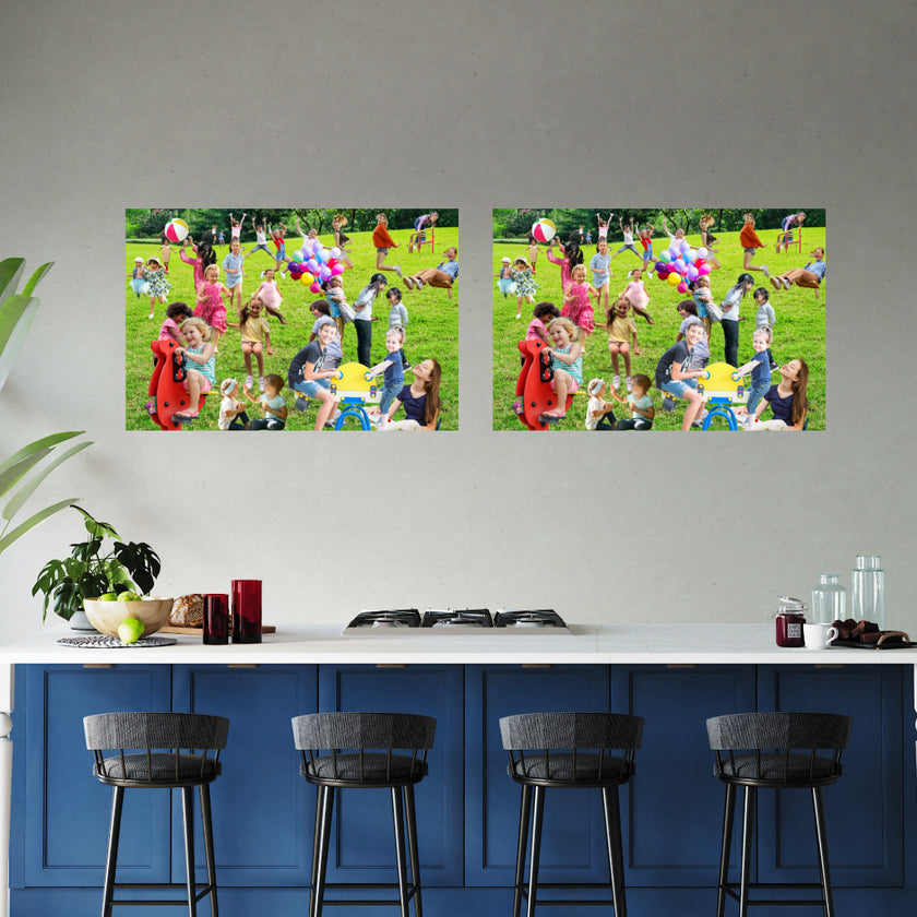 KIDS PARK Original Wall Art Decor Peel & Stick Affordable Long Lasting Home Design Gift