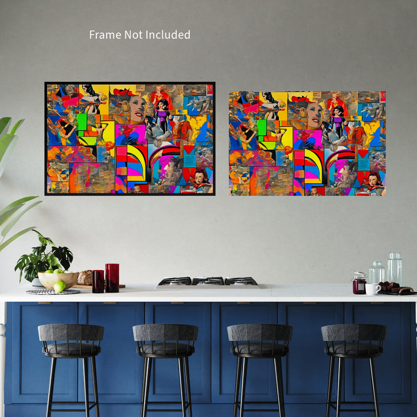 MOVIES Original Wall Art Decor Pop Art Collection Peel & Stick Affordable Long Lasting Home Design Gift