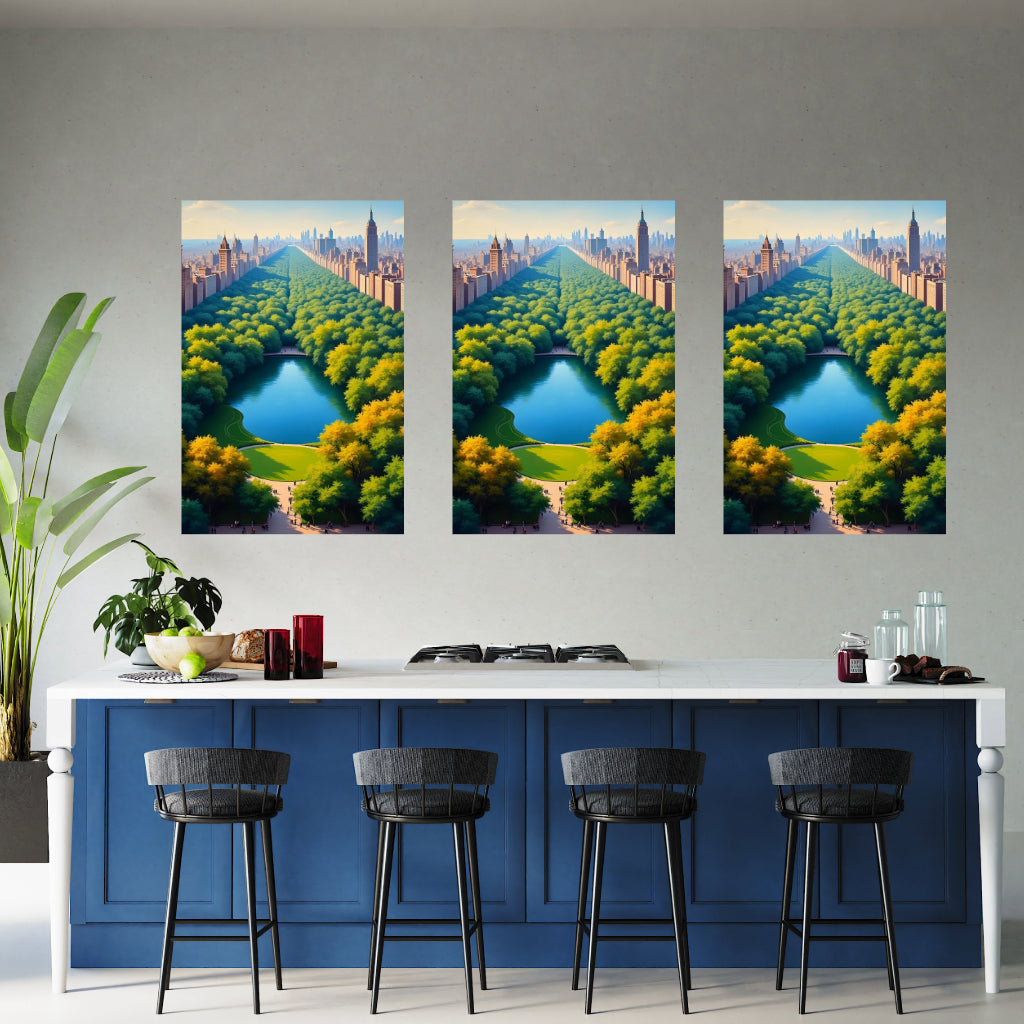 Green PLANTATION Wall Art Decor Peel & Stick Removable Repositionable Frameable Home Decor Gift