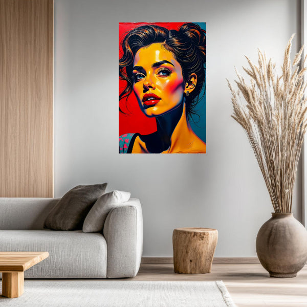 Pop Art PORTRAIT No 10 Original Wall Art Decor Beauty Design Home Affordable Long Lasting Gift