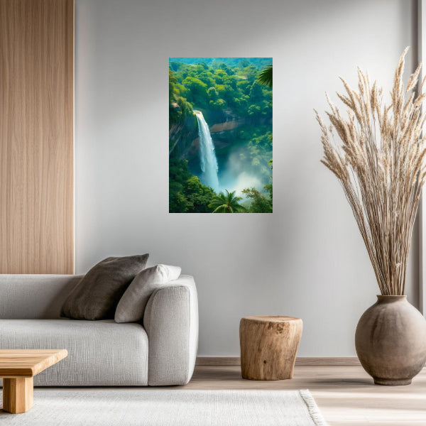 Landscape WATERFALL Original Wall Art Decor Beauty Design Home Affordable Long Lasting Gift