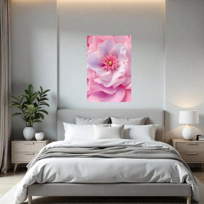 PINK FLOWER Original Wall Art Decor Flower Collection Beauty Design Home Affordable Long-Lasting Gift