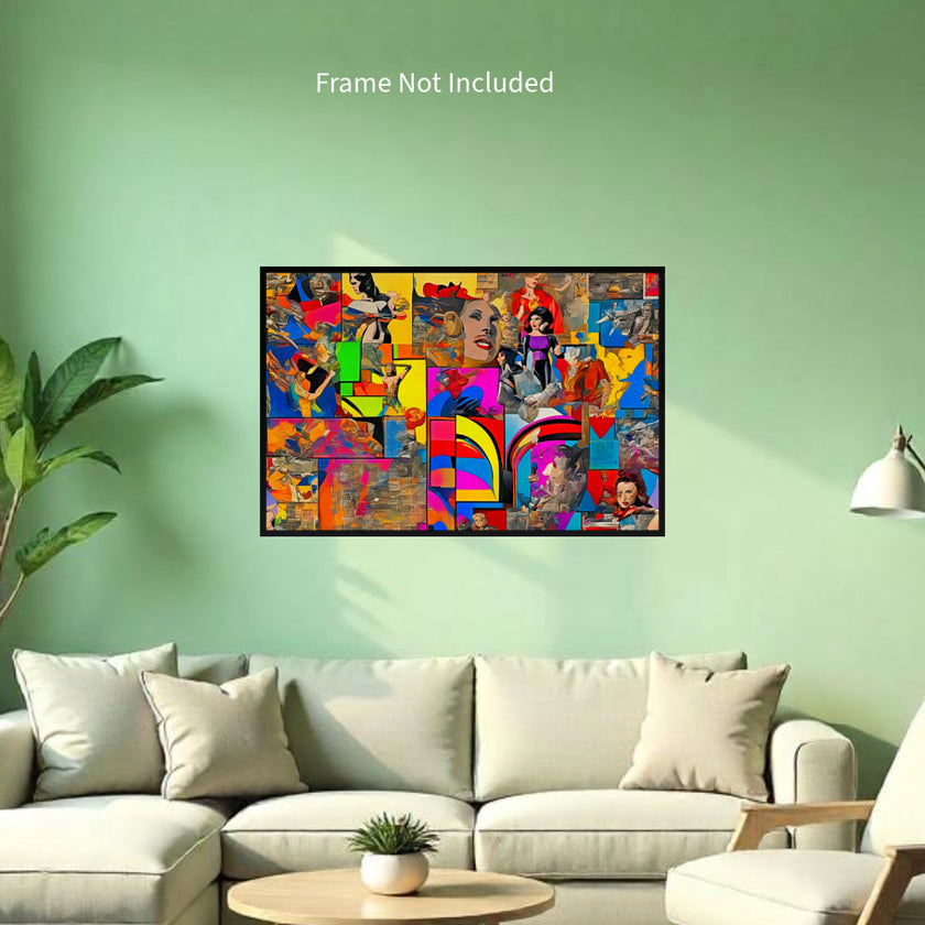 MOVIES Original Wall Art Decor Pop Art Collection Peel & Stick Affordable Long Lasting Home Design Gift
