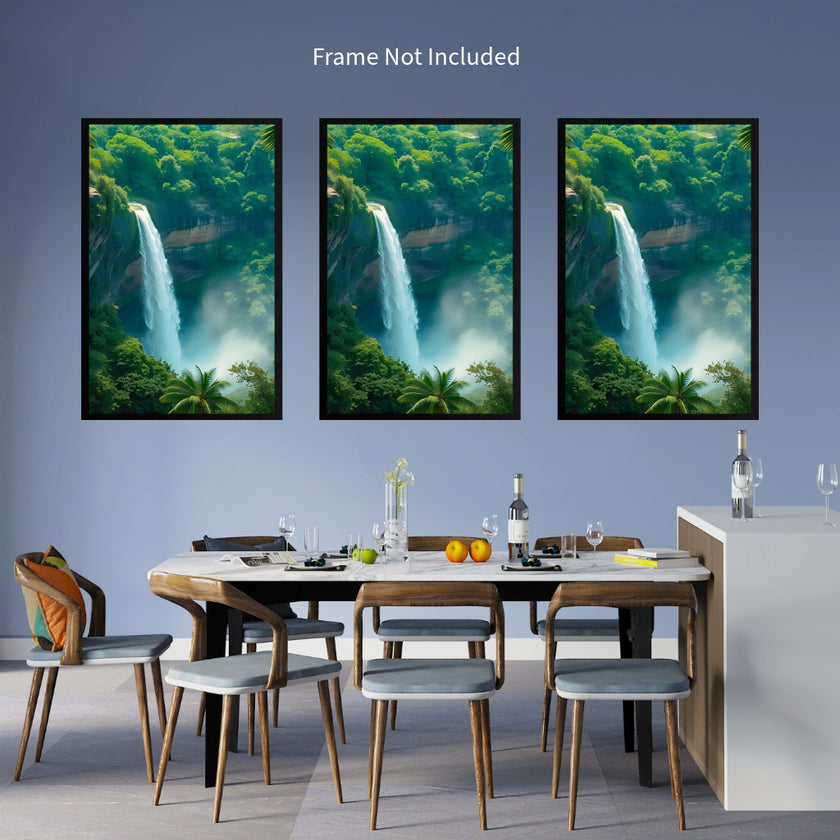 Landscape WATERFALL Original Wall Art Decor Beauty Design Home Affordable Long Lasting Gift