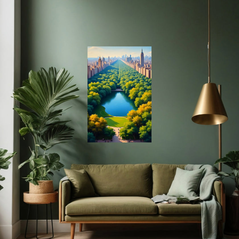 Green PLANTATION Wall Art Decor Peel & Stick Removable Repositionable Frameable Home Decor Gift