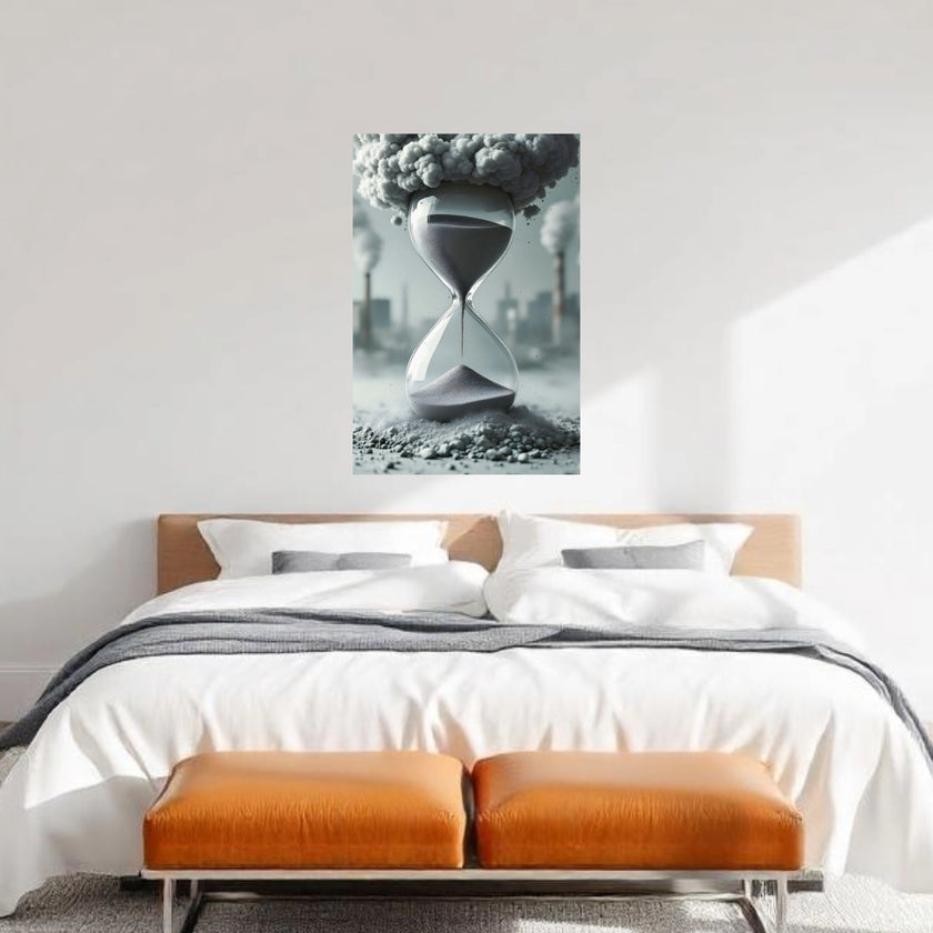 TIME BOMB Original Wall Art Decor Blue Beauty Design Home Affordable Long Lasting Gift