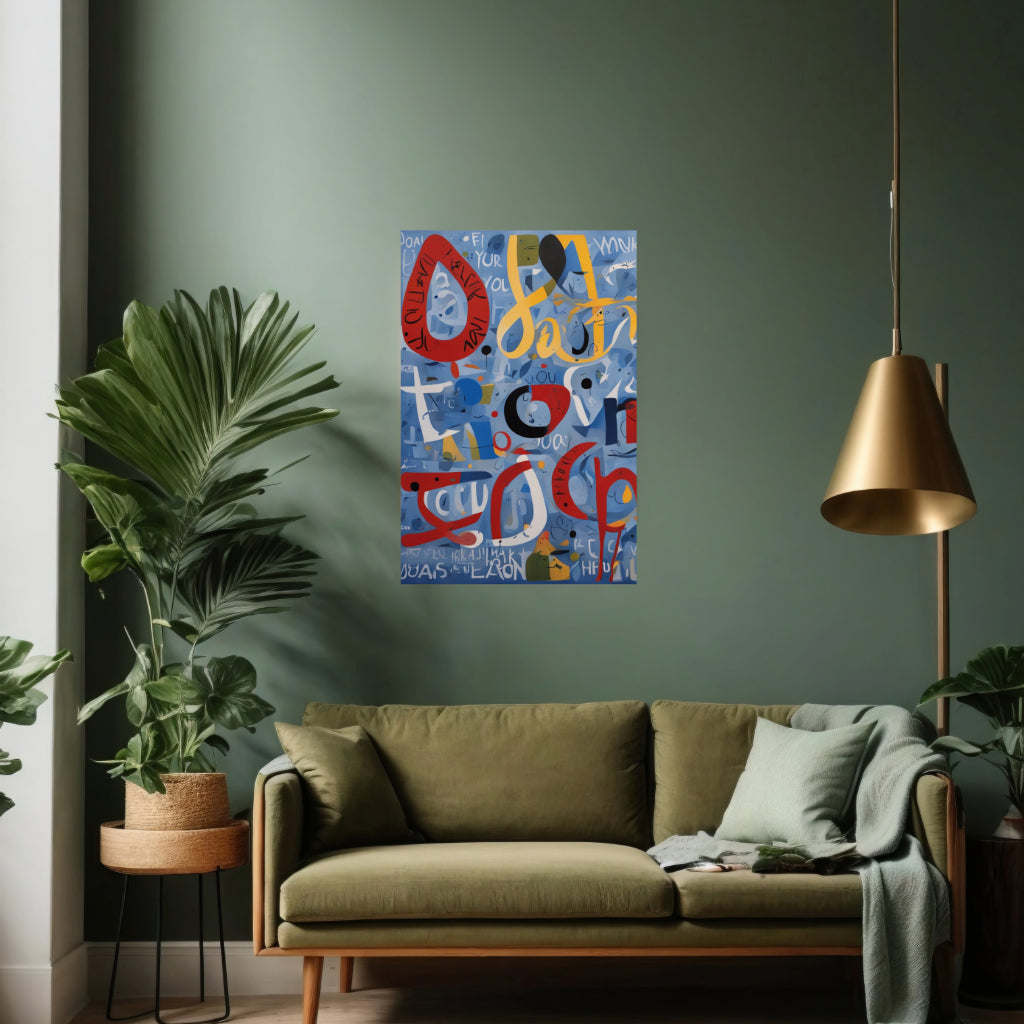 Inspired Abstract THANK YOU #2 Wall Art Astrology Decor Peel & Stick Removable Repositionable Frameable Home Decor Gift