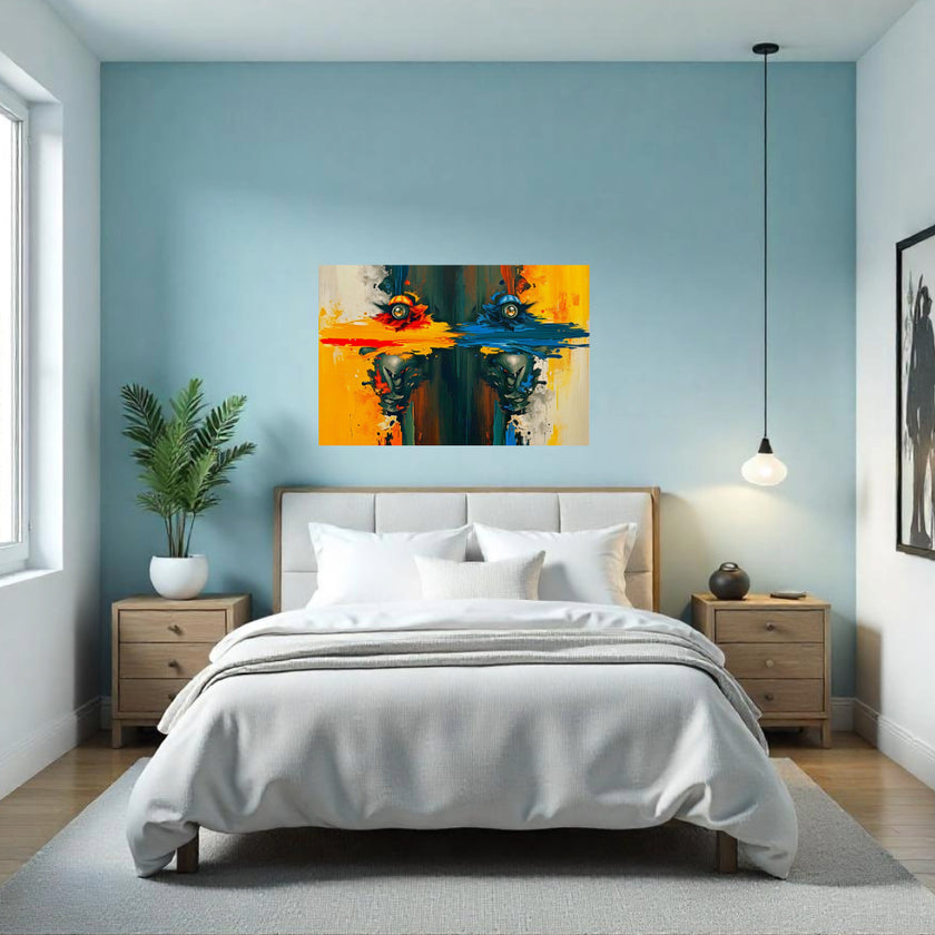 I SEE YOU Original Wall Art Decor Abstract Collection Beauty Design Home Affordable Long-Lasting Gift