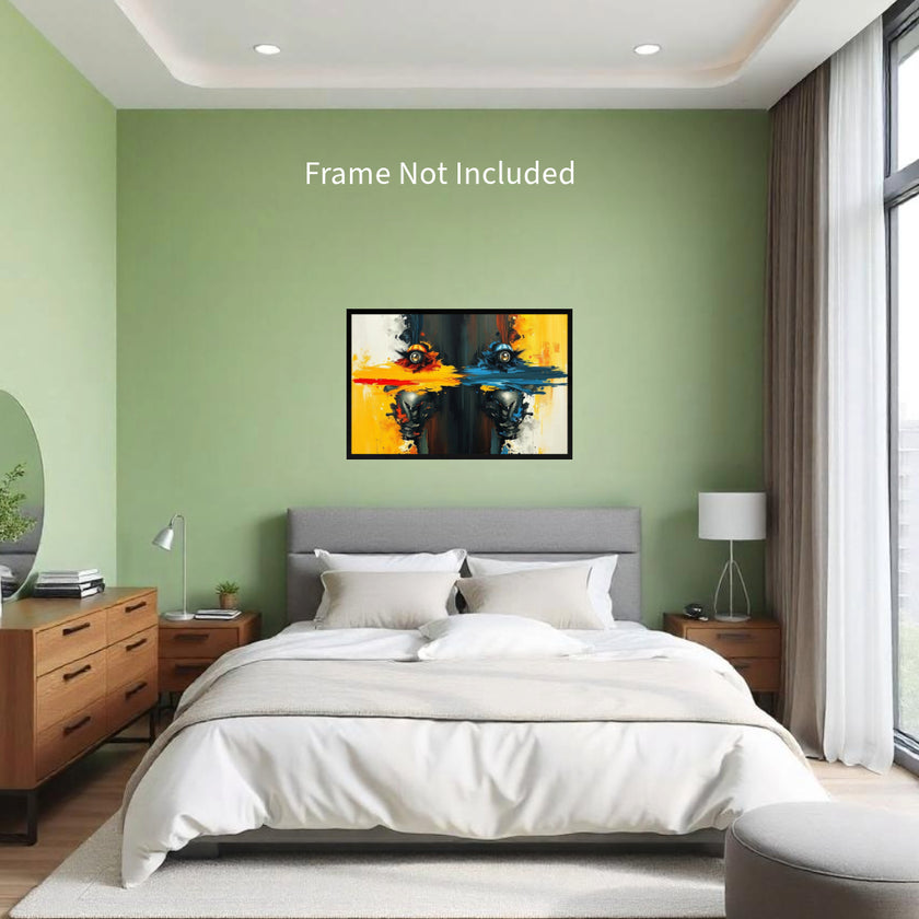 I SEE YOU Original Wall Art Decor Abstract Collection Beauty Design Home Affordable Long-Lasting Gift