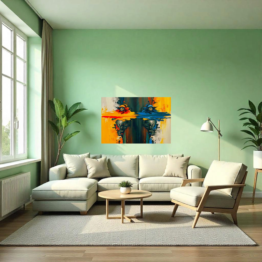 I SEE YOU Original Wall Art Decor Abstract Collection Beauty Design Home Affordable Long-Lasting Gift
