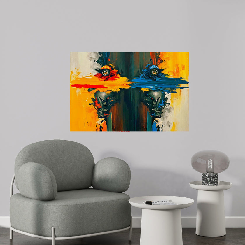 I SEE YOU Original Wall Art Decor Abstract Collection Beauty Design Home Affordable Long-Lasting Gift