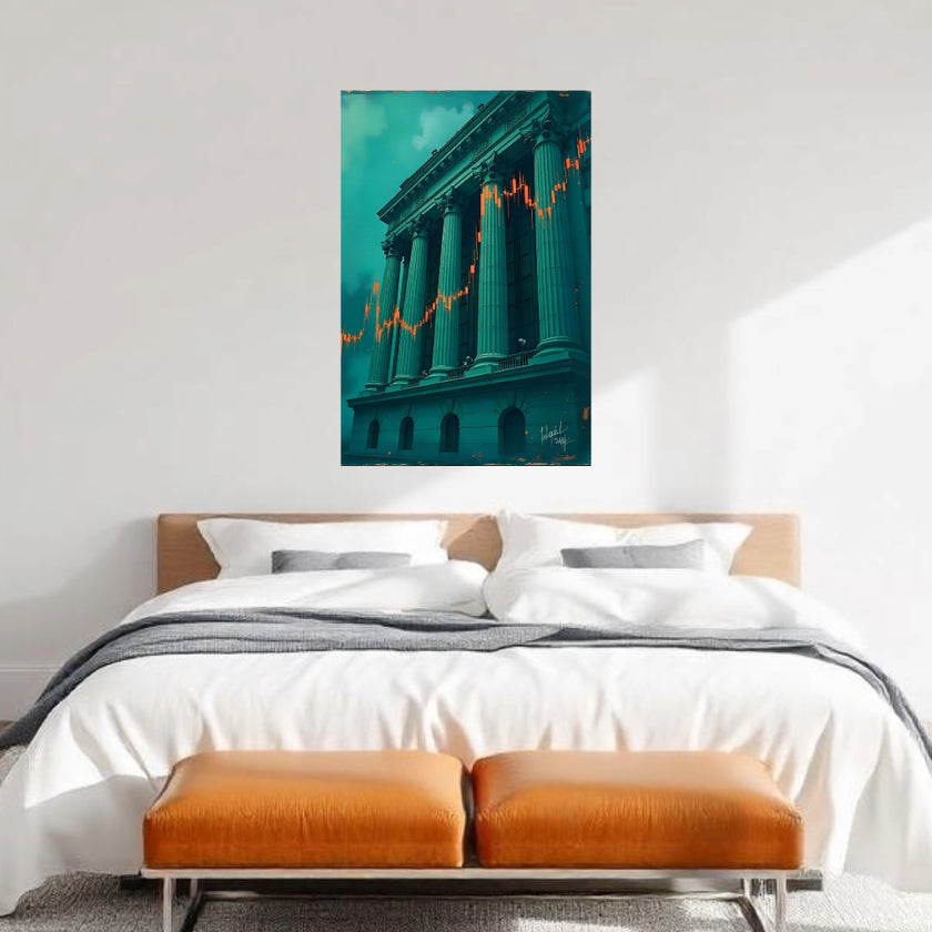 Abstract UP Wall Art Decor Peel & Stick Removable Repositionable Frameable Home Decor Gift