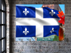 Wall Art CANADA QUEBEC Flag Canvas Print Painting Original Giclee GW Love Nice Beauty Fun Design Fit House Home Office Gift Ready Hang Living