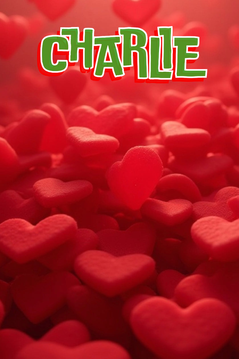 RED HEARTS Personalizable 24