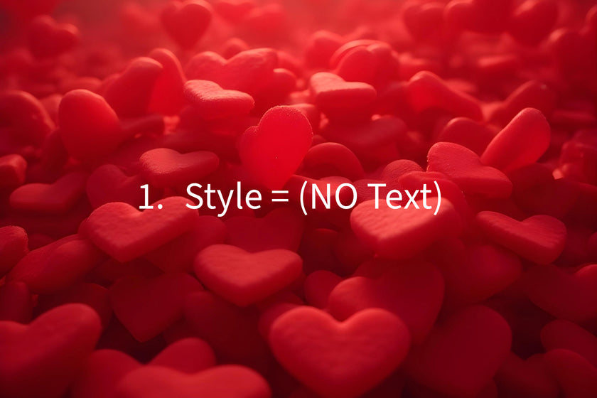 RED HEARTS Personalizable 36