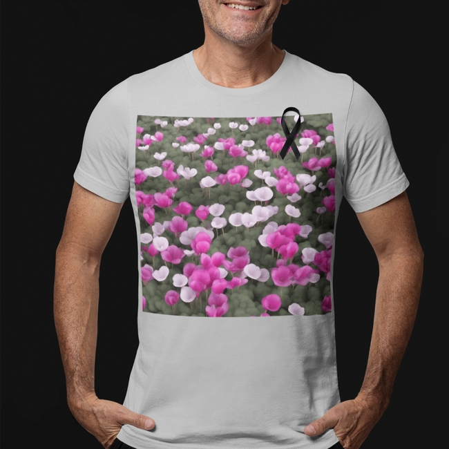 T-Shirt CYCLAMENS Flower Collection Unisex Adult Size Fun Hot Modern Abstract Original Design Art Print Fit People Love