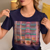 T-Shirt Art Deco SOUTH BEACH Unisex Adult Size Fun Hot Modern Abstract Original Design Art Print Fit People Love