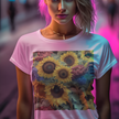 t-shirt sunflower