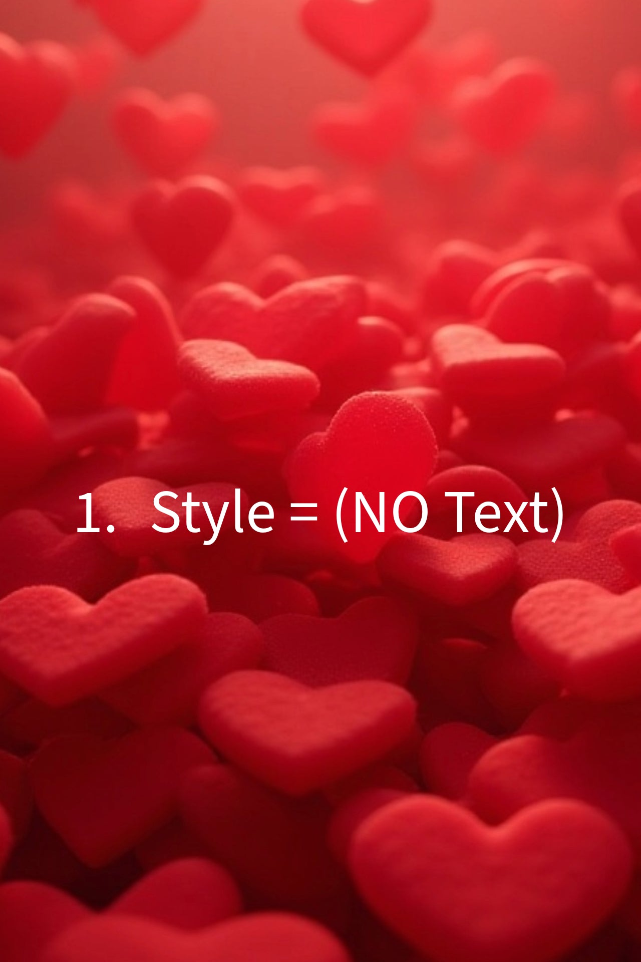 RED HEARTS Personalizable 24