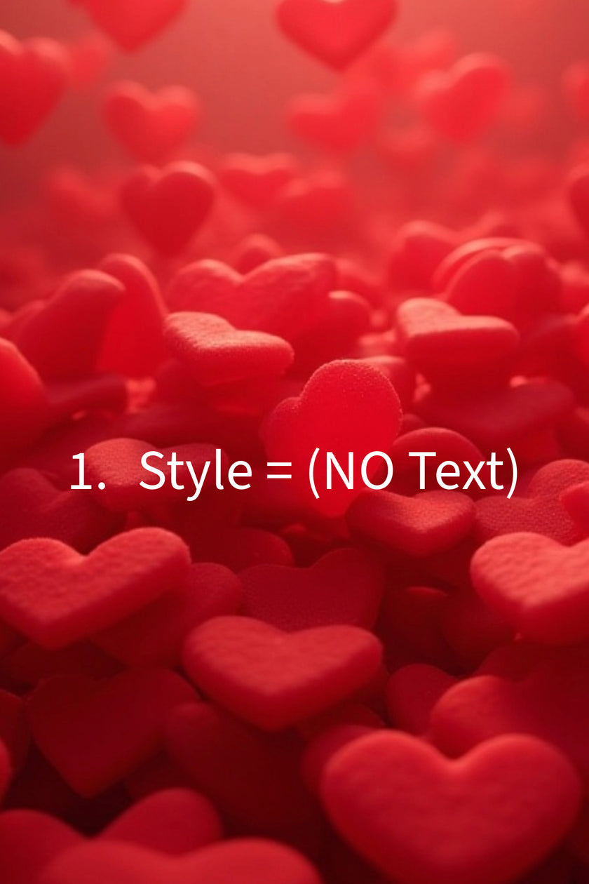 RED HEARTS Personalizable 24