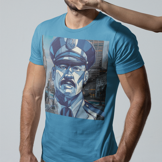 T-Shirt POLICEMAN Original Design Unisex Adult Sizes Show Friend Love Fun Gift Beauty Jersey Tee Like Art Fit People Style Work Home Party