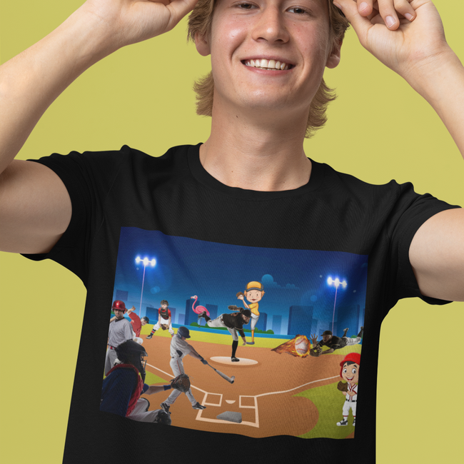 t-shirt baseball