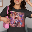 T-Shirt LOVE FIREWORKS Original Design Unisex Adult Sizes Show Friend Fun Gift Beauty Jersey Tee Like Art Fit People Style Work Home Party