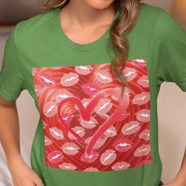 t-shirt love kisses