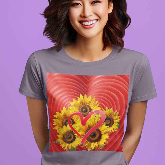 t-shirt flower