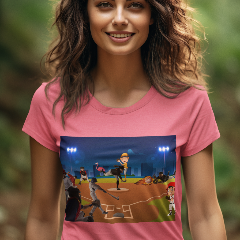 T-Shirt BASEBALL SPORTS Original Design Unisex Adult Sizes Show Friend Love Fun Gift Beauty Jersey Tee Like Art Fit People Style Work Home