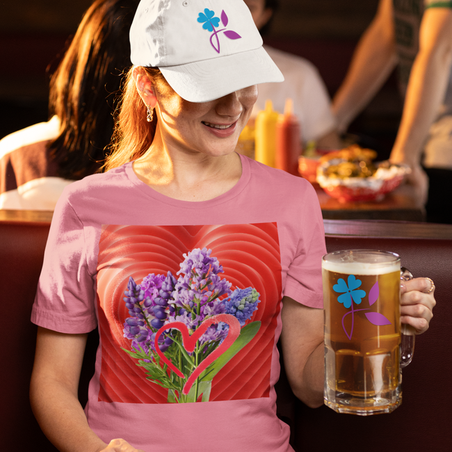 T-Shirt LOVE HYACINTHS Fun Beauty Art Flower Lover Original Design Shirt Jersey Short Sleeve Style Tee Fit for Gift Her Him Mother Father